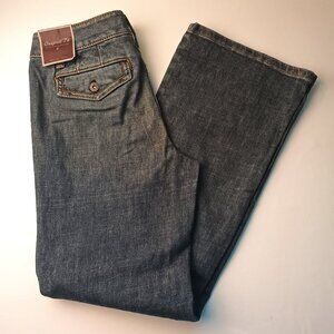NWT Ann Taylor Denim Jeans Size 6 Original Fit Margo Waist Trouser Leg Mid Rise